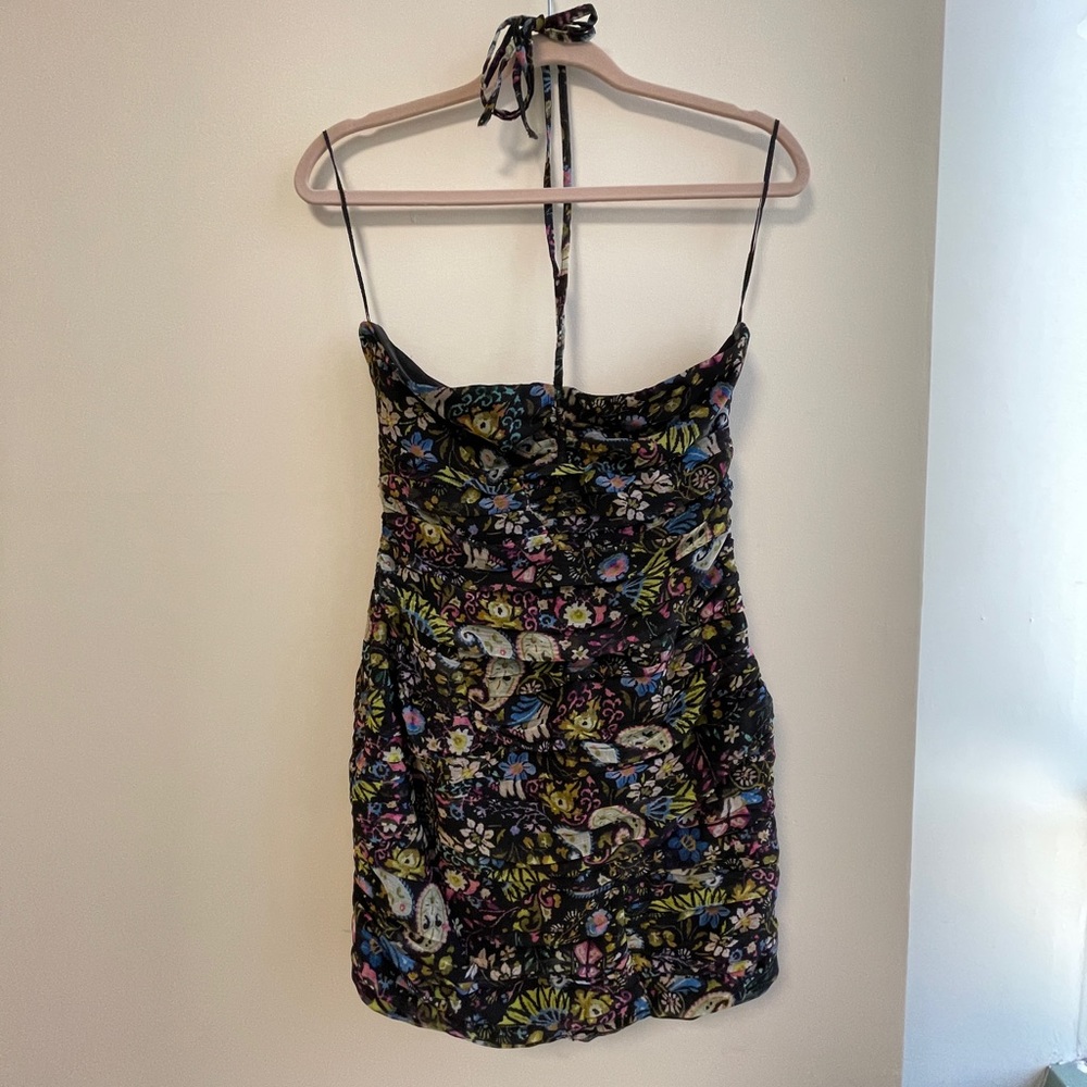 ZARA Floral Print Mini Dress